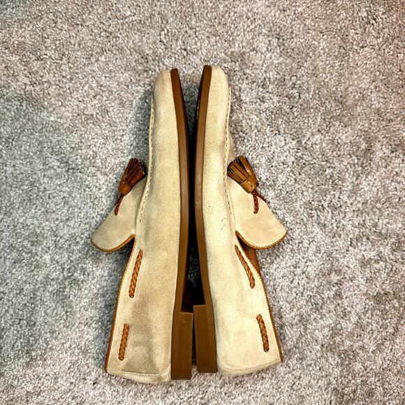 Magnanni Delrey II Tassel Loafer, Suede Calfskin Leather Men's 10.5 M - Picture 7 of 12